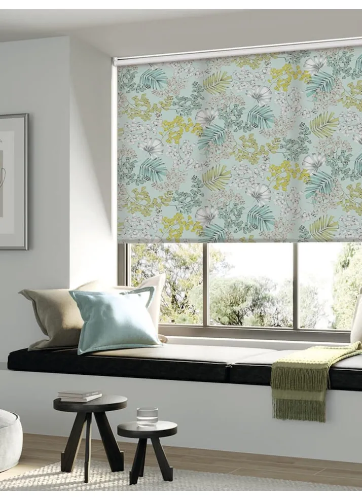 Maidenhair Soft Blue Roller Blind