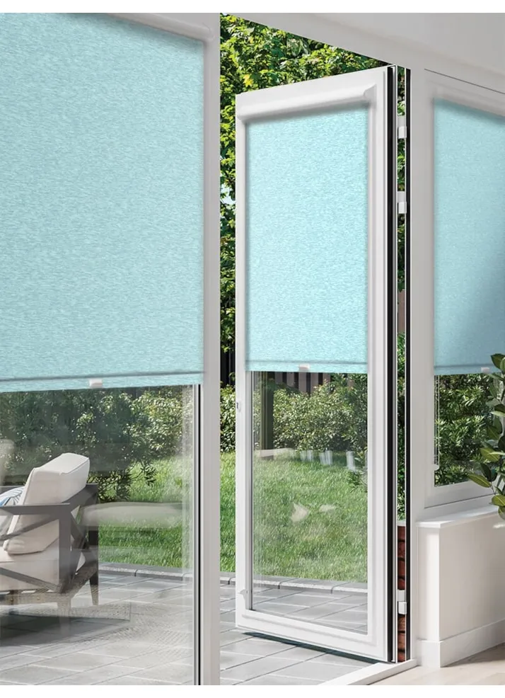 Amsterdam Sea Blue Perfect Fit® Roller Blind