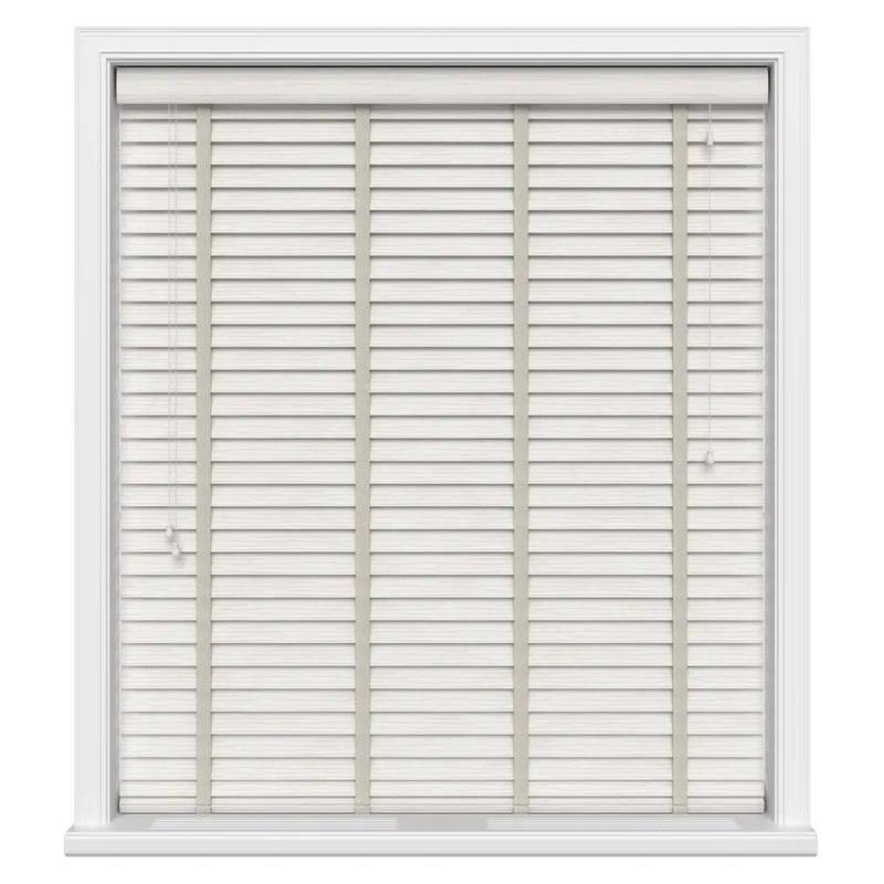 Whitewash Oak & Dove Luxury Ecowood Uk - Wooden Blinds