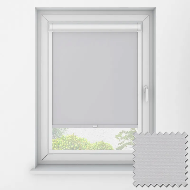 Opaque Light Grey 1 83m Perfect Fit Roller Blinds