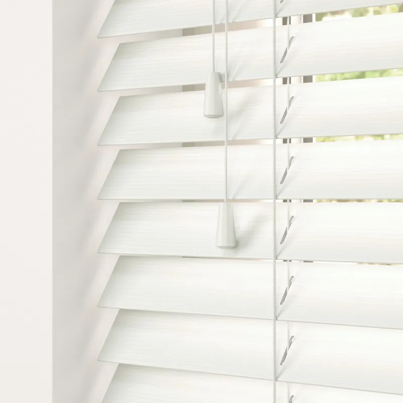 50mm Elementi Fauxwood Made To Measure Venetian Blind Alina Fine Grain