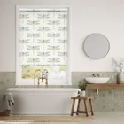 Demoiselle Dragonfly Pine Roller Blind