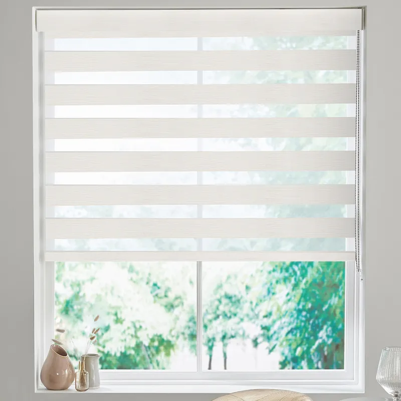 Nura Made To Measure Day Night Blind Snow