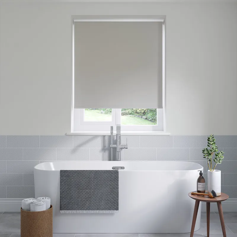 Barcelona Canvas Grey Roller Blinds