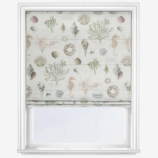 St Helier Seaweed Roman Blind