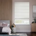Osaka Faux Silk Pearl Roman Blind