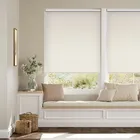 Sorrento Blackout Seashell White Roller Blind