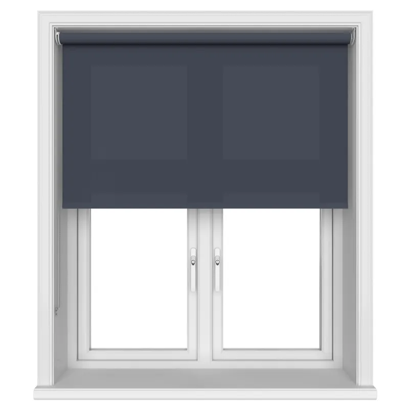 Unicolour Navy Blinds Uk