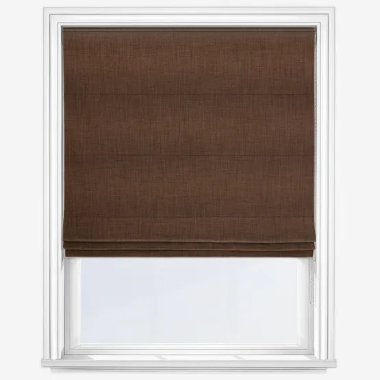 Mercury Cocoa Roman Blind