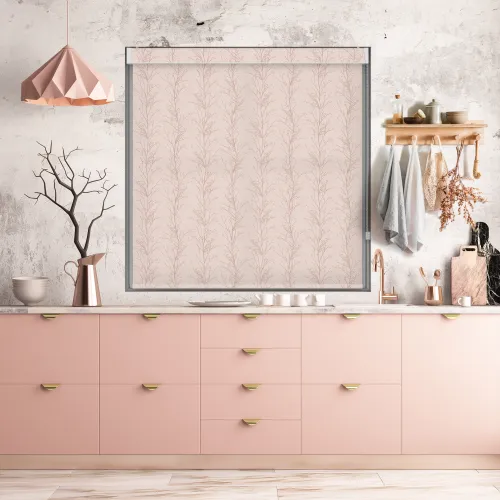 Venezia Ash Roller Blind - Stylish Pelmet Design