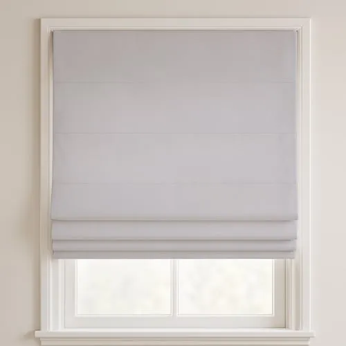Speck White Deluxe Roman Blinds
