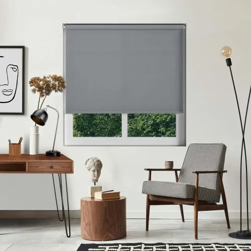 Origin Bullet Grey Cordless Roller Blind