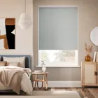 Chromium Thermal Blackout Fossil Grey Roller Blind