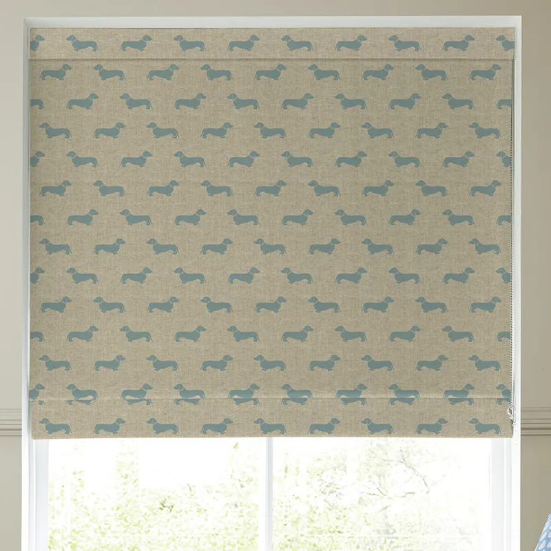 Emily Bond Peggy Made To Measure Roman Blind Duck Egg