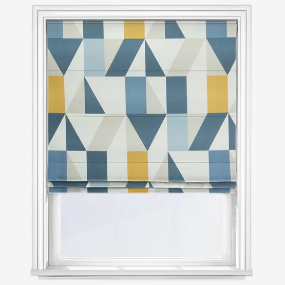 Scion Nuevo Indigo And Slate Roman Blind