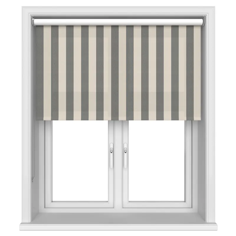 Brighton Stripe Charcoal