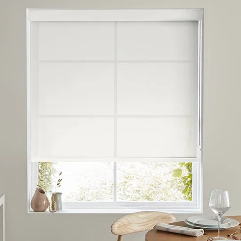 Illusion Made To Measure Roller Blind White 8