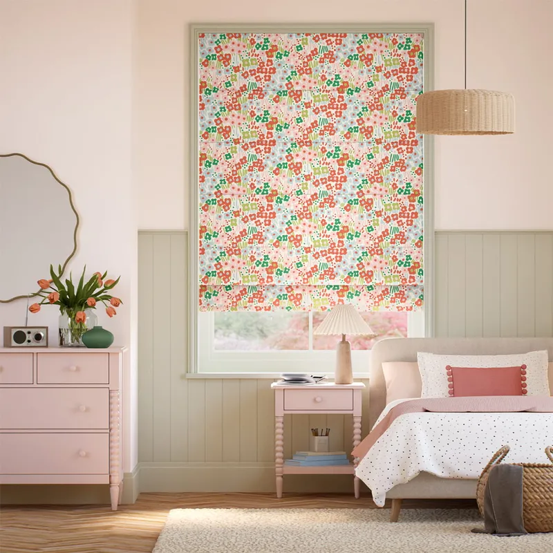 Spring Meadow Pimento Roman Blind