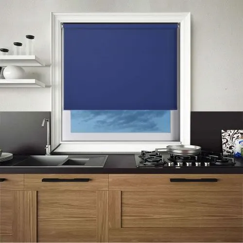 Origin Rich Blue Cordless Roller Blind