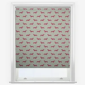 Emily Bond Peggy Raspberry Roller Blind