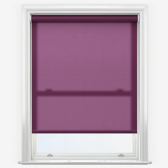 Deluxe Plain Plum Roller Blind