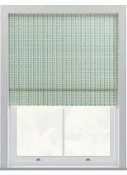 Orla Kiely Tiny Stem Duckegg Roman Blinds