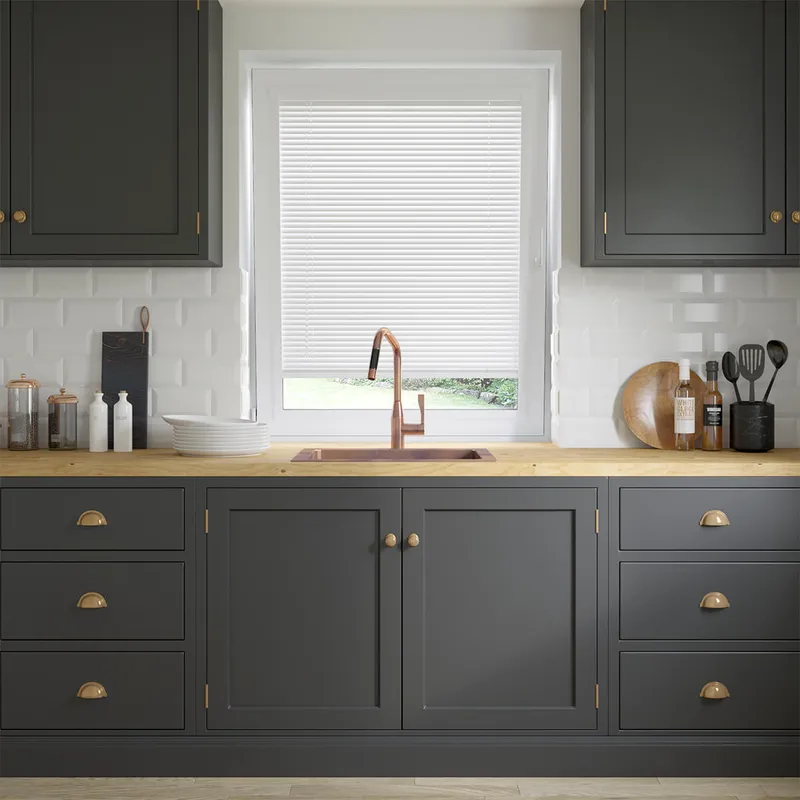 Perfect Fit Dove White Venetian Blinds 25mm