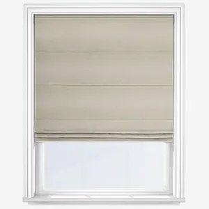 Rustic Recycled Natural Linen Roman Blind