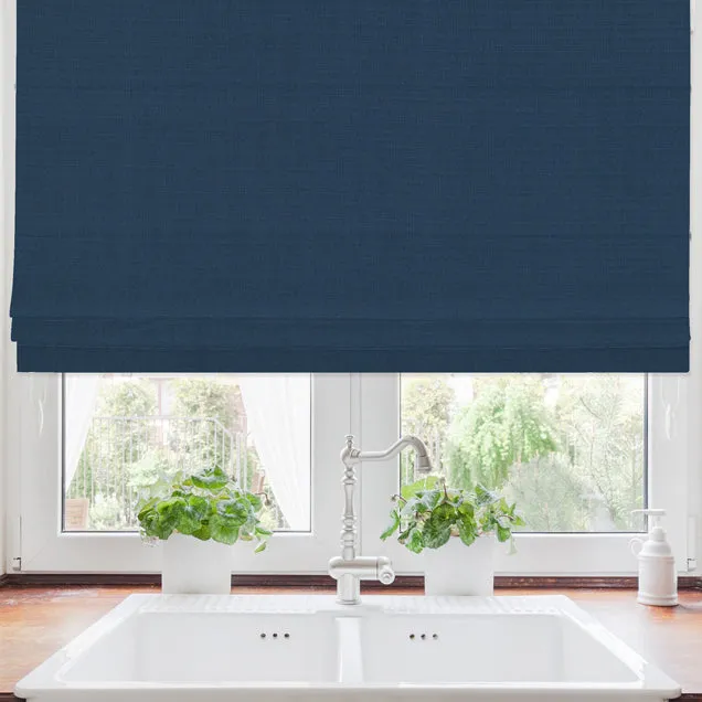Oslo Made To Measure Roman Blind Indigo