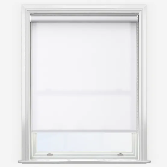 Deluxe Plain White Roller Blind