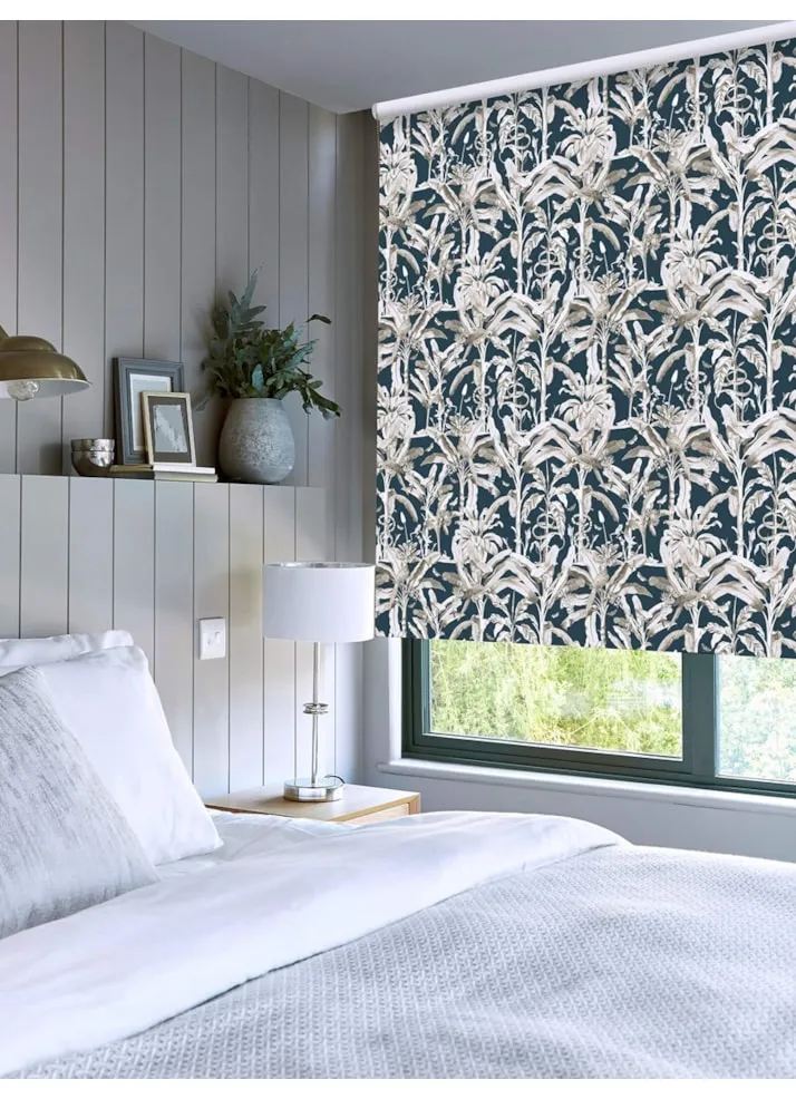Ecuador Marine Tropical Roller Blind By Boon &Amp; Blake