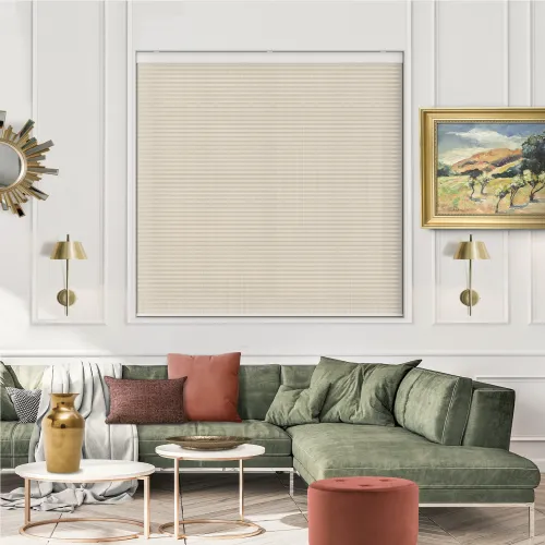 Sable Wheat Cordless Honeycomb Pleated Blind