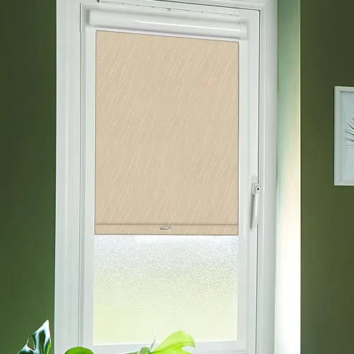 Caspian Beige Perfect Fit Roller Blinds