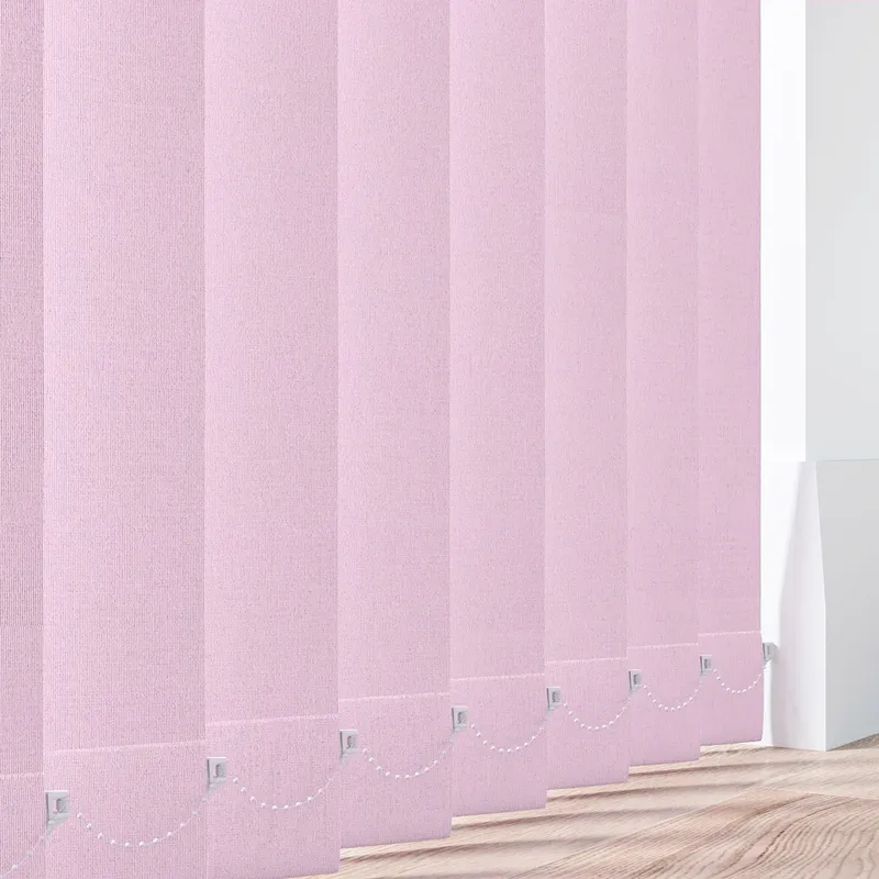 Cairo Blackout Pink Vertical Blind