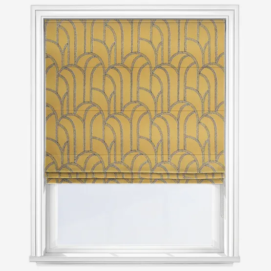 Camengo Grand Rex Ocre Roman Blind