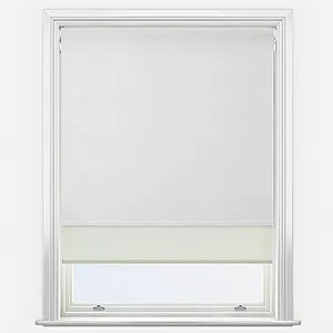 Plaza Whisper & Cream Double Roller Blind