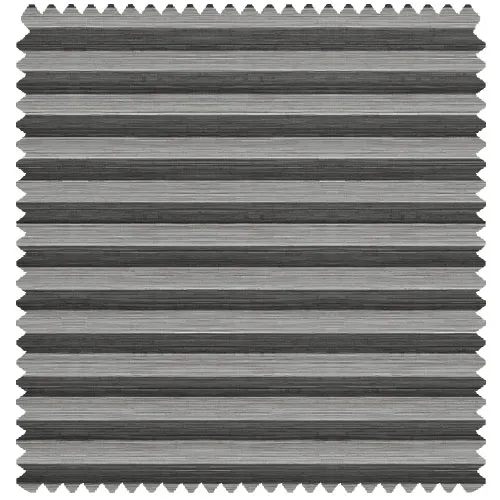 Cecily Slate Freehanging Pleated Blinds
