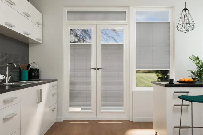 Precision Steel - Perfect Fit Pleated Blind
