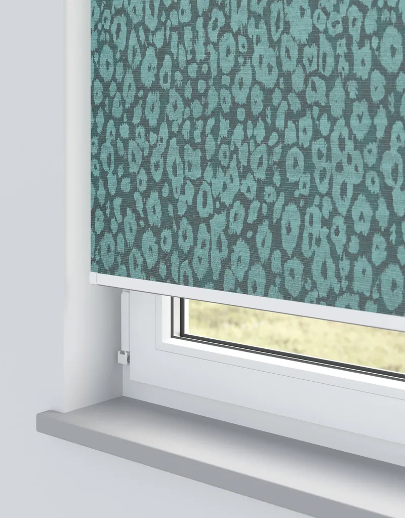 Exotic Pine Electrical Roller Blind