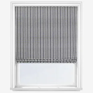Orla Kiely Tiny Stem Whale Roman Blind