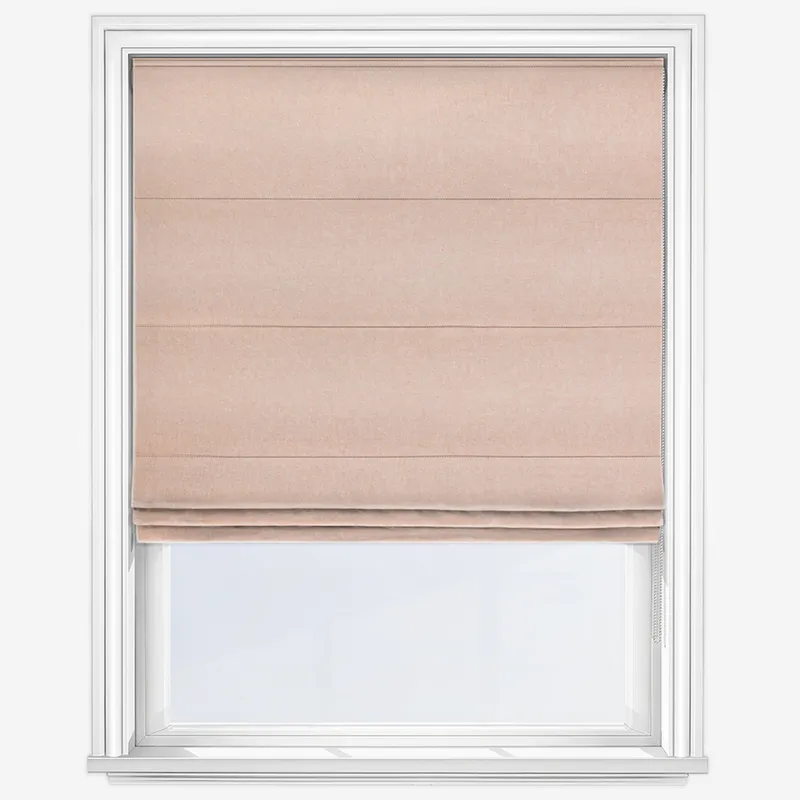 Soft Orange Roman Blind