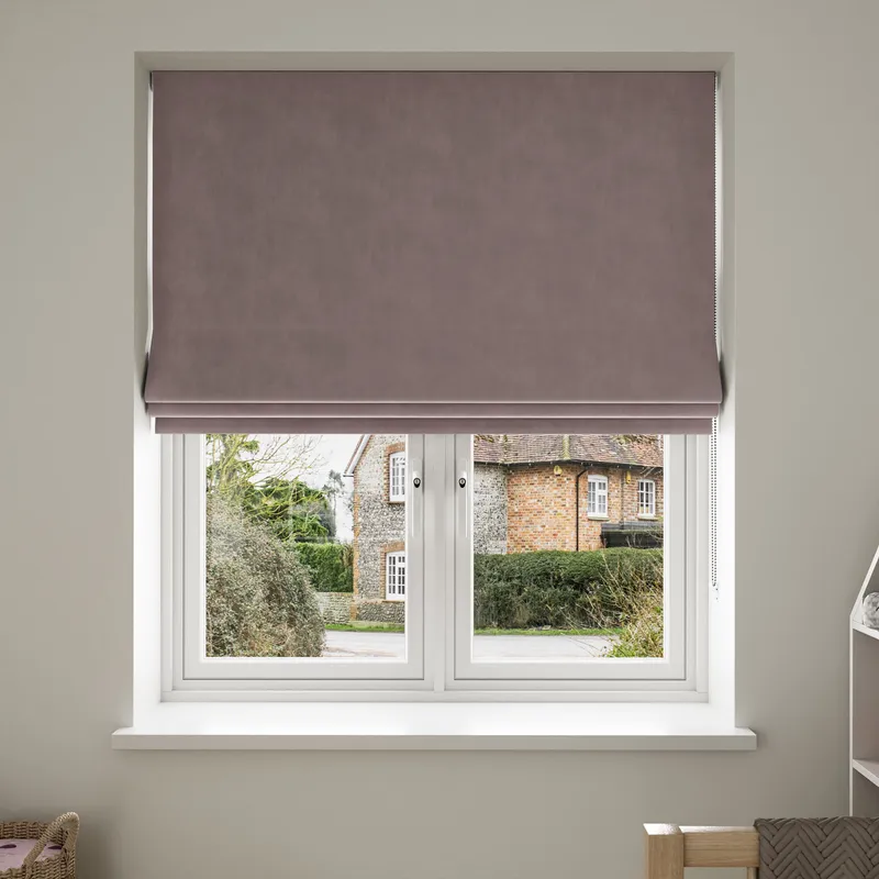 Bogota Velvet Mauve Blinds Uk