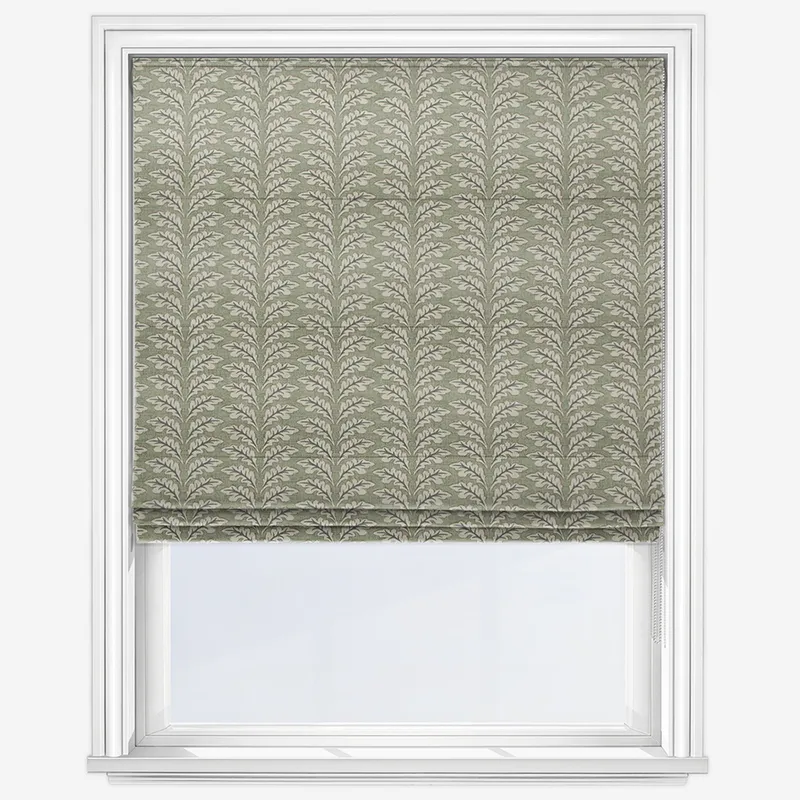Woodcote Sage Roman Blind