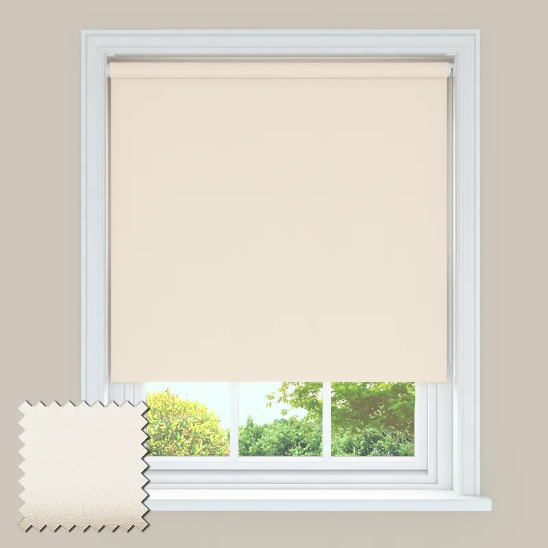 Slumber Blackout Cream Roller Blinds