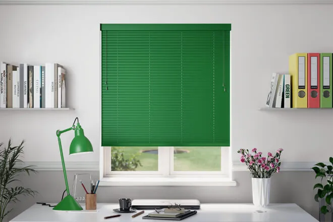 Galaxy Green - Venetian Blinds