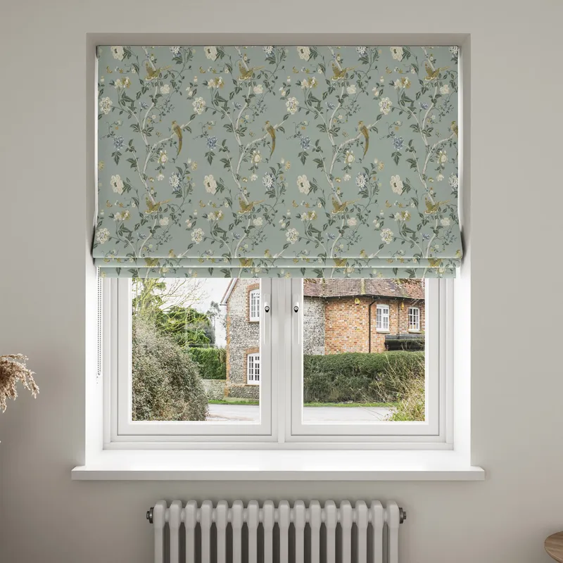 Laura Ashley Summer Palace Jade Green Blinds Uk
