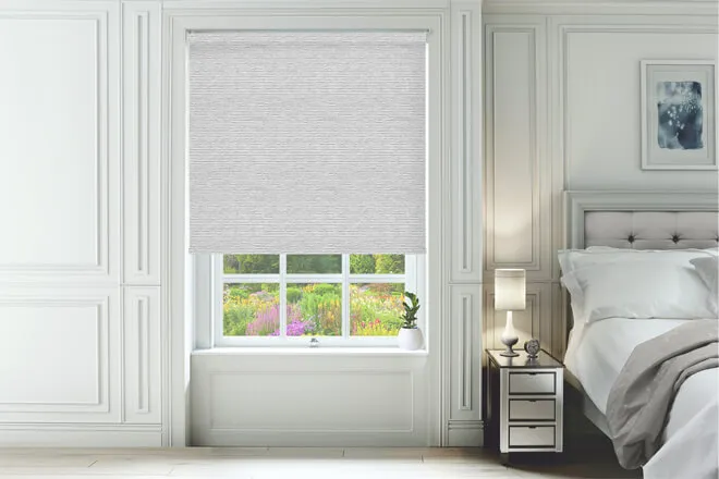 Alamo Grey - Textured Blackout Roller Blind