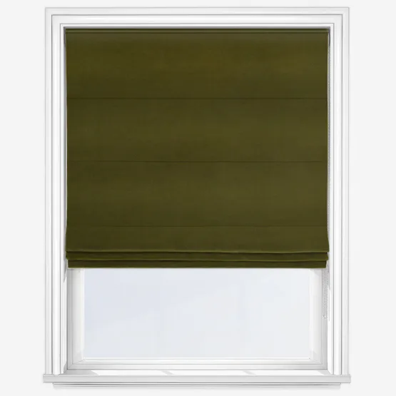 Venus Blackout Olive Roman Blind