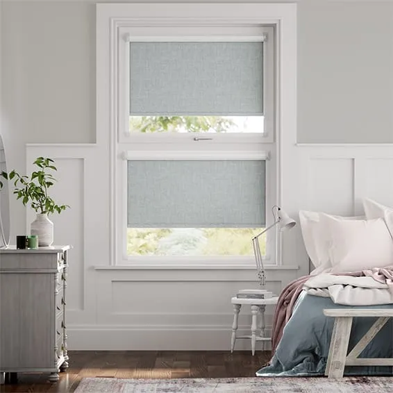 Perfect Fit Canali Blackout Silver Grey Roller Blind