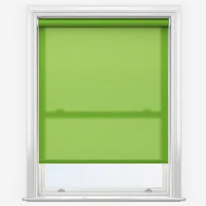 Deluxe Plain Apple Green Roller Blind